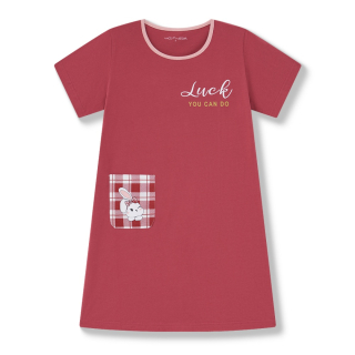 Dámská noční košile kr.r. Wolf D2532 bordó